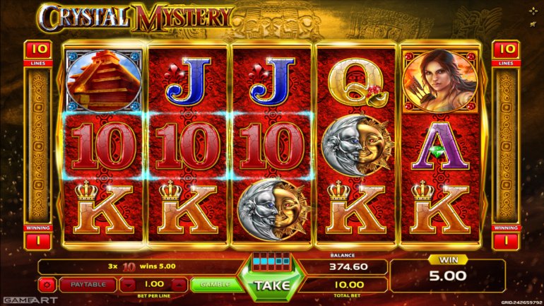 Crystal Mystery video slot